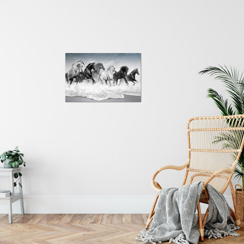 Wandbilder Wohnzimmer XXL Pferde Moderne Bilder Tiere